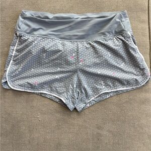 Gray Geometric Women's Sleep Shorts